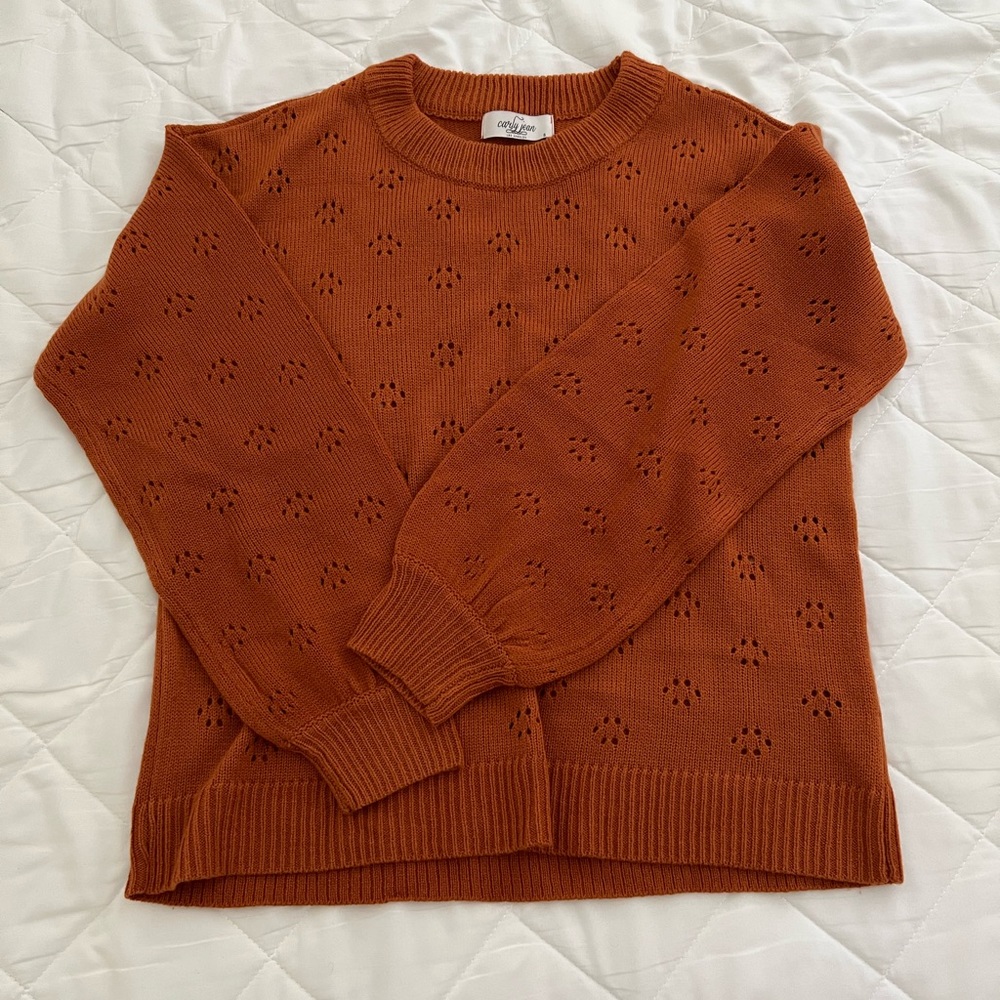 CJLA Rhett eyelet sweater